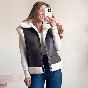 Womens Soft Faux Suede Vest